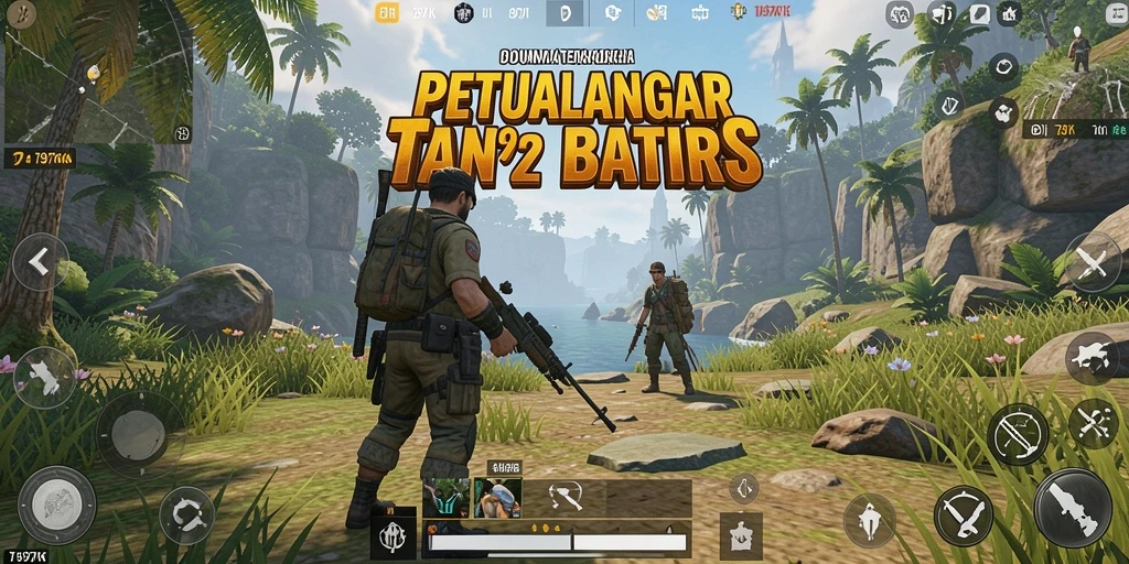 Tampilan gameplay Open World yang penuh petualangan dan eksplorasi.
