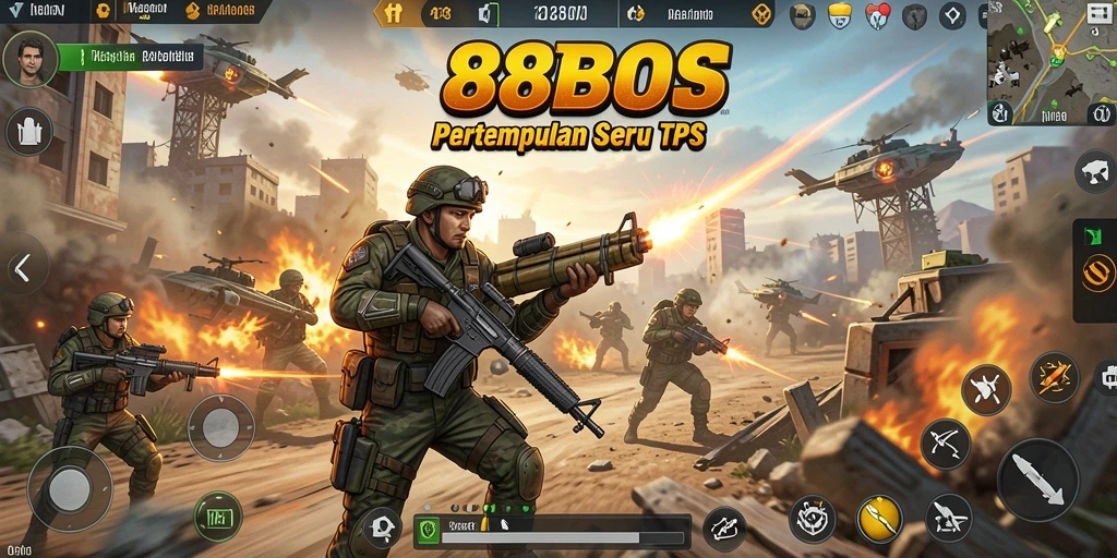 Screenshot gameplay 88BOS menunjukkan aksi seru dan grafis yang mengesankan.