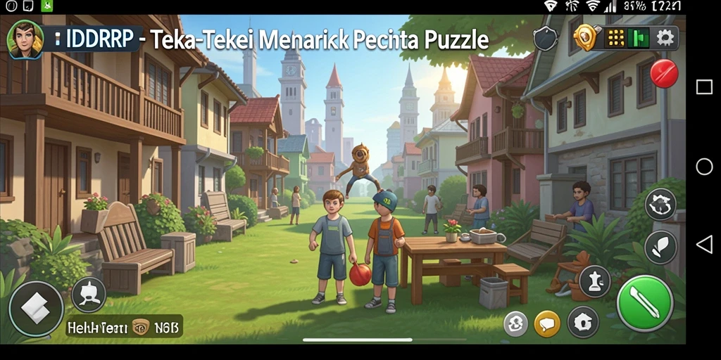 Screenshot menunjukkan gameplay menarik IDRRP yang penuh tantangan.