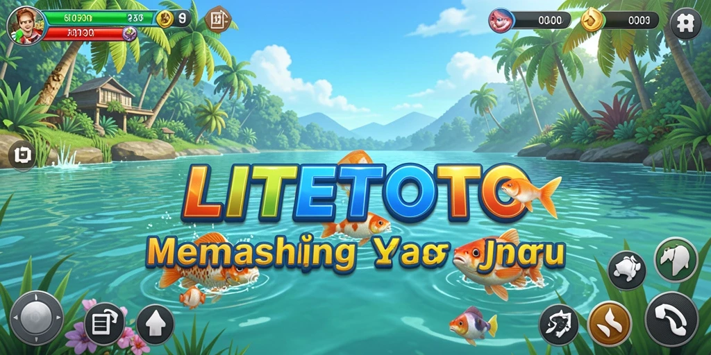 Tampilan gameplay menarik dari LITETOTO saat berburu ikan.