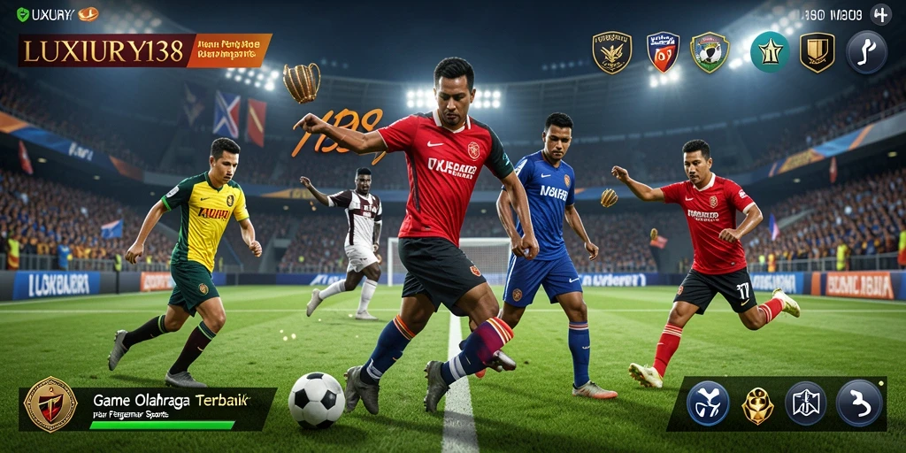 Gambar menampilkan aksi olahraga seru dalam LUXURY138.