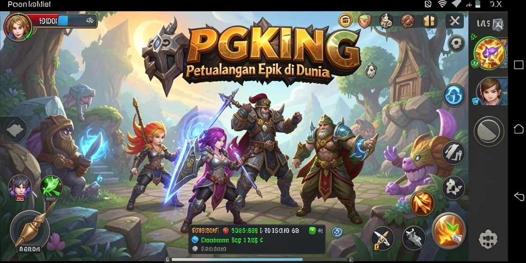 Tampilan menarik dari gameplay RPG yang seru dan menantang.