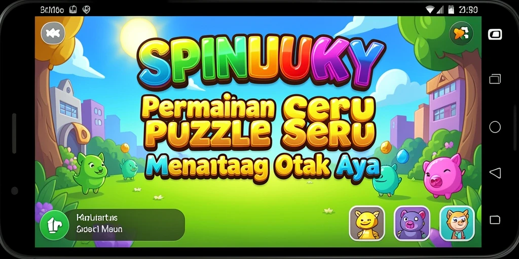Gameplay seru SPINLUCKY yang penuh tantangan Puzzle.